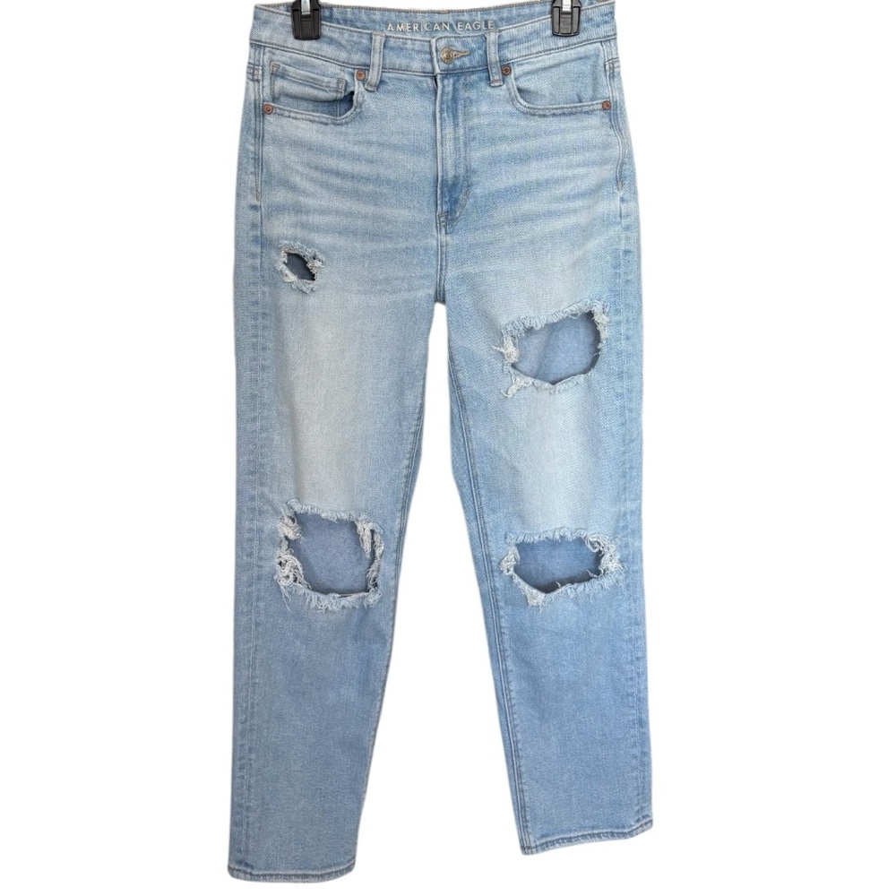 American Eagle Mom Straight Jean Size 6 - Picture 1 of 6